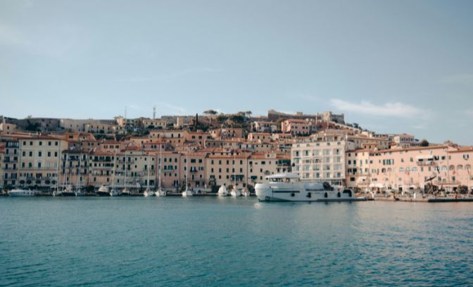 De haven van Livorno 
